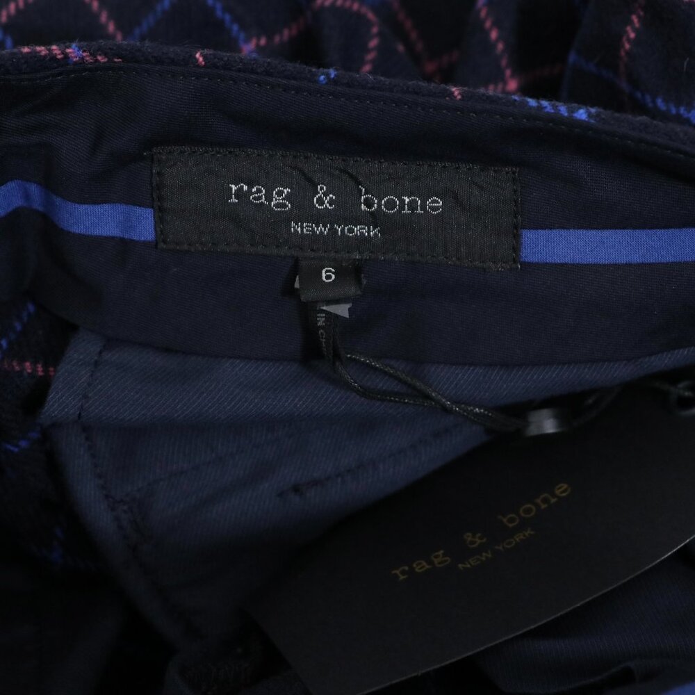 Rag and Bone Poppy High Waisted Check Pant size 6 - Picture 3 of 7